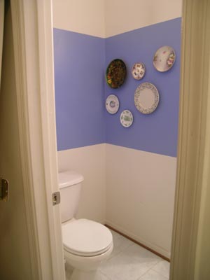 After the blue: toilet and nook