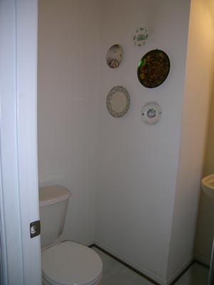 Before the blue: toilet and nook
