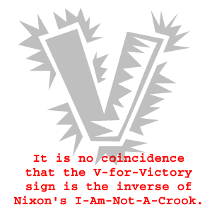 the letter v