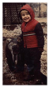 a small julia and a bear