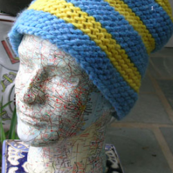 Map Head with Swedish inspired hat